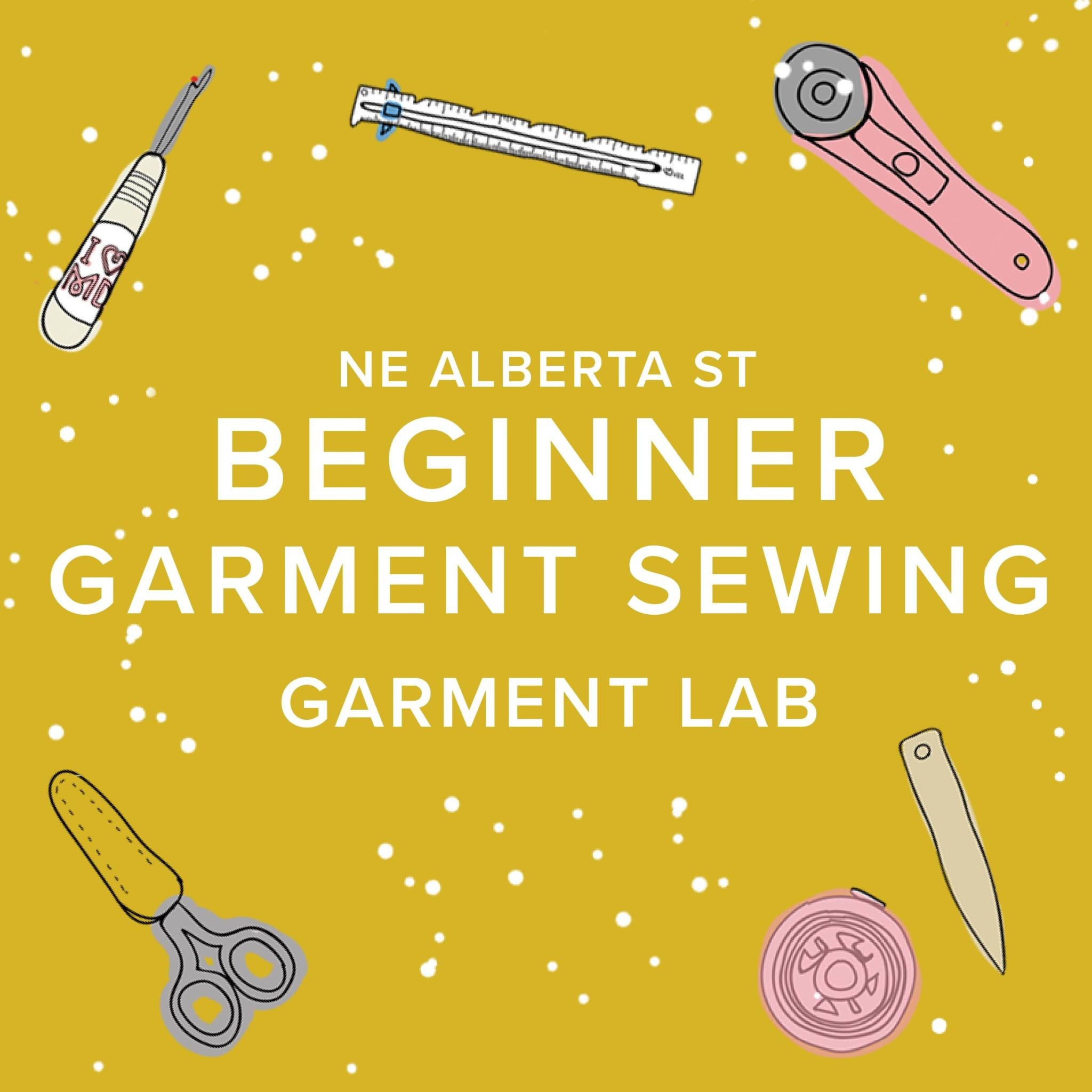 Colleen Connolly CLASS IN SESSION! Garment Lab: Beginner Garment Sewing, Wednesdays, April 24th, May 1st, 8th, & 15th, 6pm-8:30pm