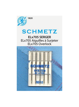 Schmetz Schmetz ELX705 5pk sz12/80 (Bernina L850/L860/L980)