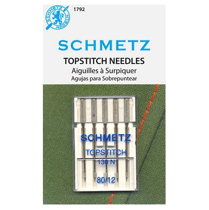 Schmetz Schmetz Topstitch 5pk sz12/80