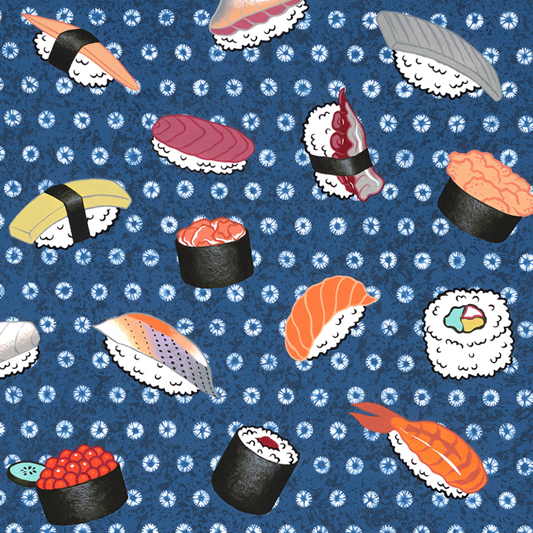 Alexander Henry Shibori Sushi Indigo