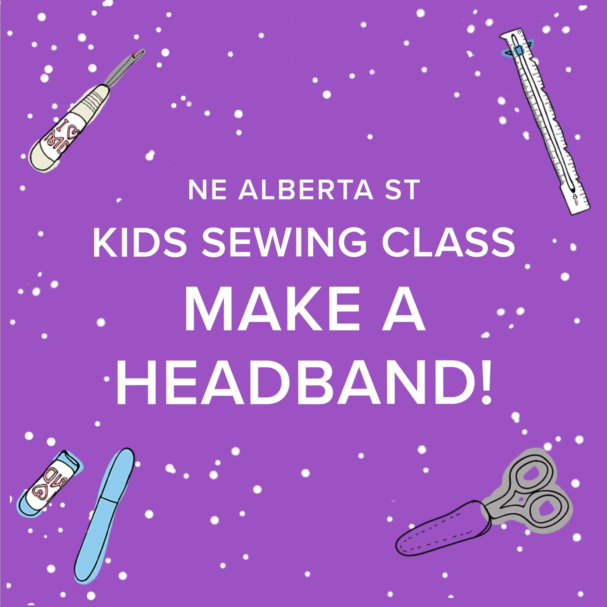 Lori Caldwell Kids Sewing Class: Headband