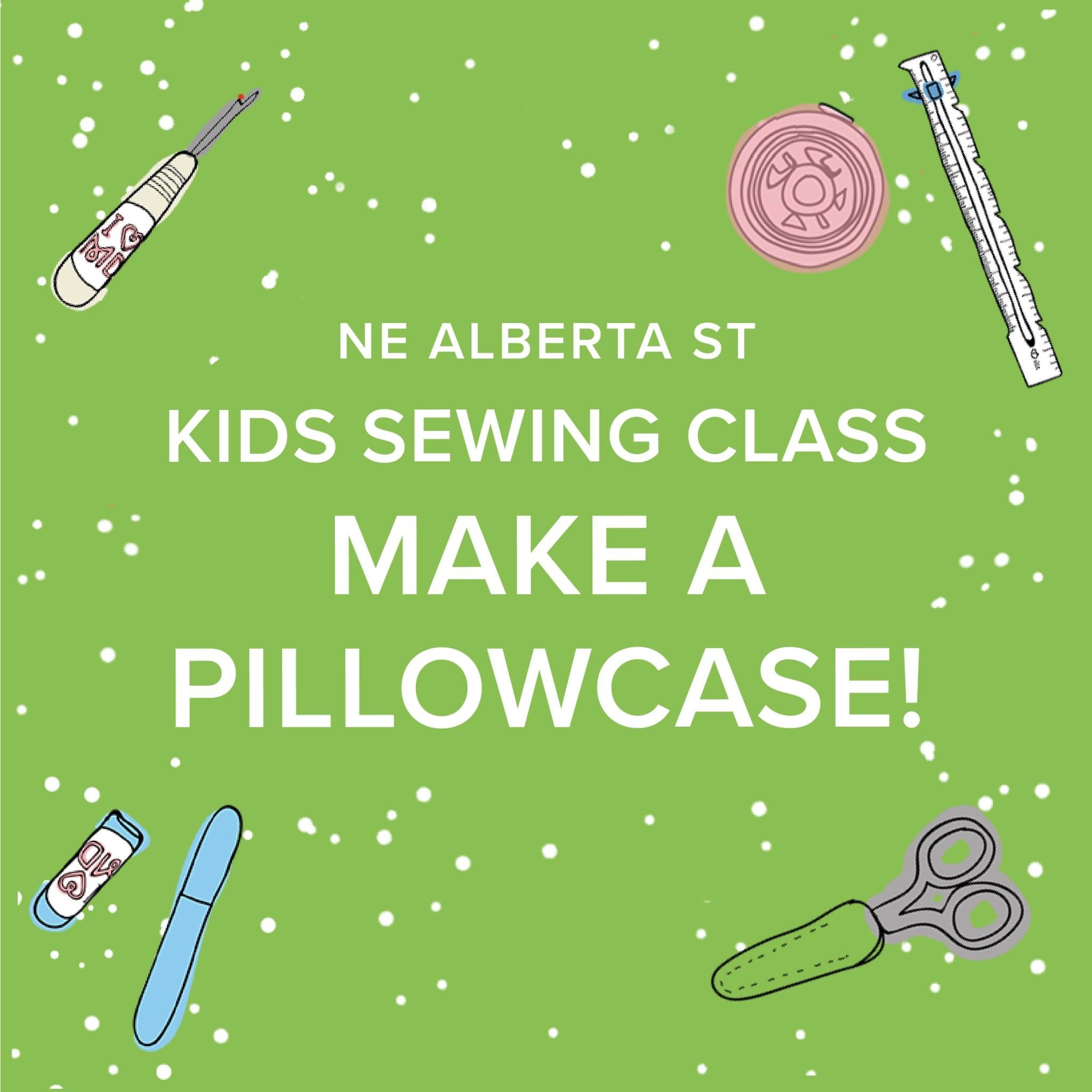 Vivien Wise Kids Sewing Class: Pillowcase