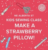 Amy Karol Kids Sewing Class: Strawberry Pillow