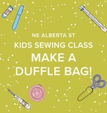 Amy Karol ONE SPOT LEFT! Kids Sewing Class: Mini Duffle Bag