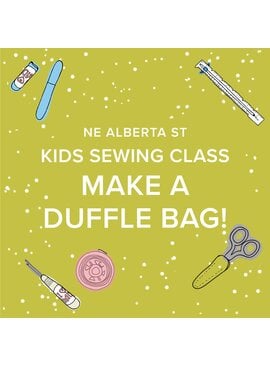 Amy Karol Kids Sewing Class: Mini Duffle Bag