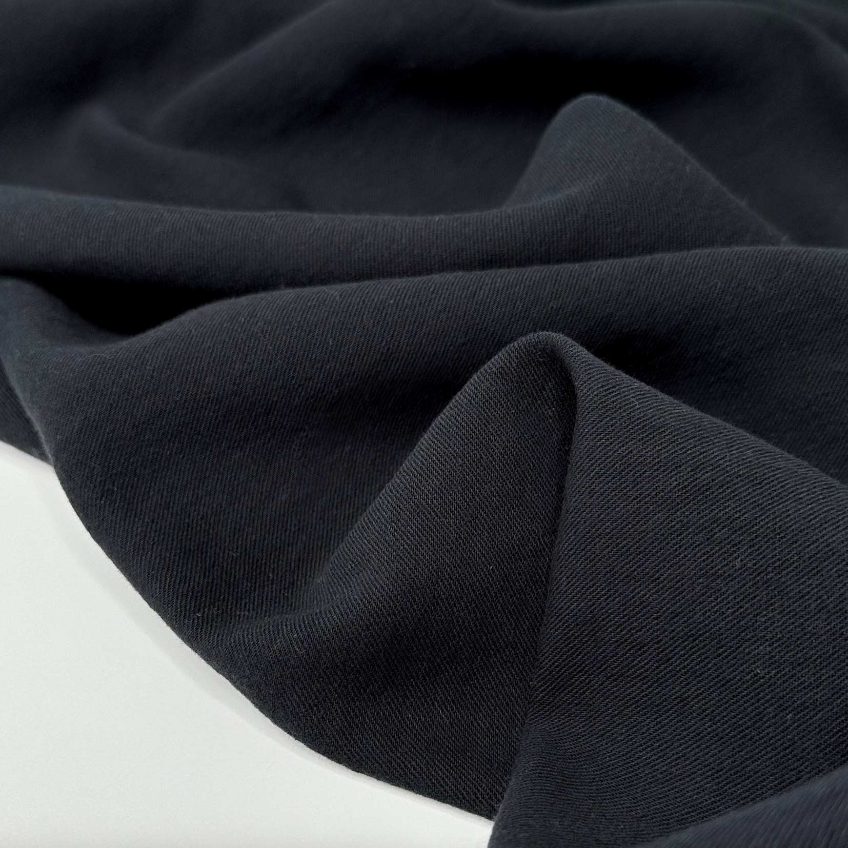 Gordon Fabrics Ltd. Ashton Linen Cotton Twill Black