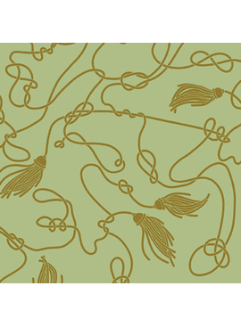 Andover SALE Ciao Bella Knot and Tassel Pistachio