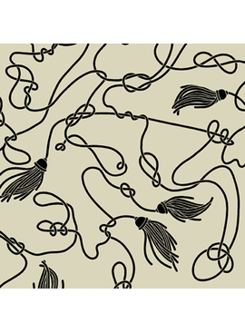 Andover SALE Ciao Bella Knot and Tassel Alabaster