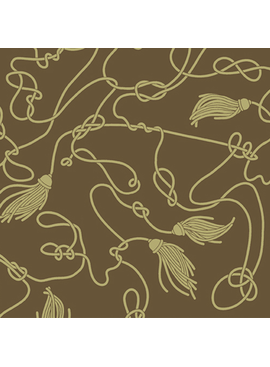 Andover SALE Ciao Bella Knot and Tassel Coffee