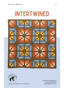 Toad And Sew Toad And Sew Intertwined Quilt Pattern