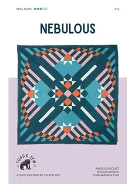 Toad And Sew SALE Toad And Sew Nebulous Quilt Pattern