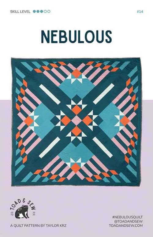 Toad And Sew Toad And Sew Nebulous Quilt Pattern