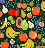 Cotton + Steel Orchard by Rifle Paper Co. Fruit Stand Hunter