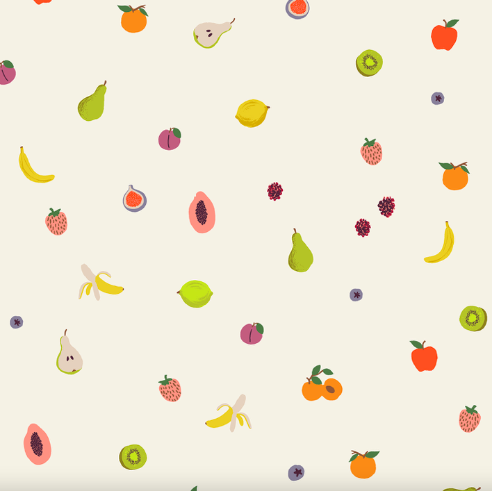 Cotton + Steel Orchard by Rifle Paper Co. Fruit Orchard Cream