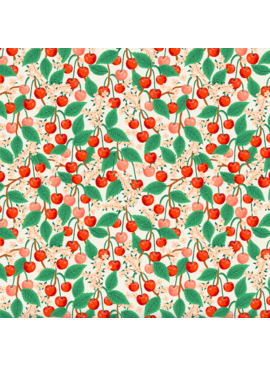 Cotton + Steel Orchard by Rifle Paper Co.Cherry Blossom Cream