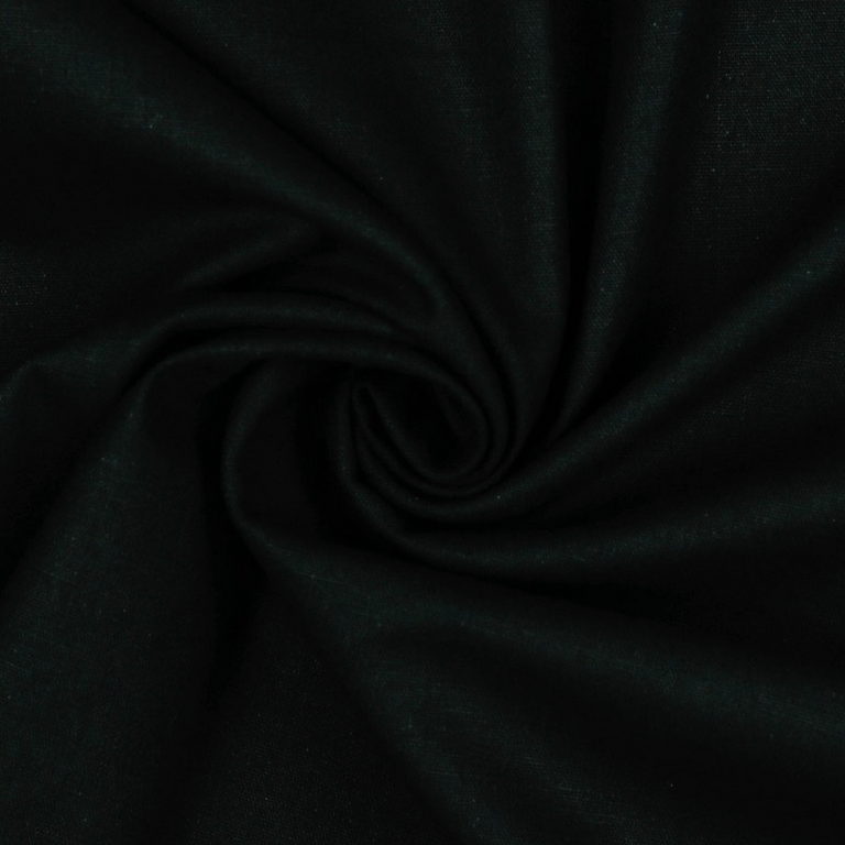 Verhees Linen Viscose Spandex Black