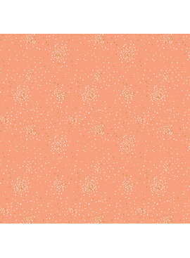 Cotton + Steel Cotton + Steel Clusters Metallic Peach