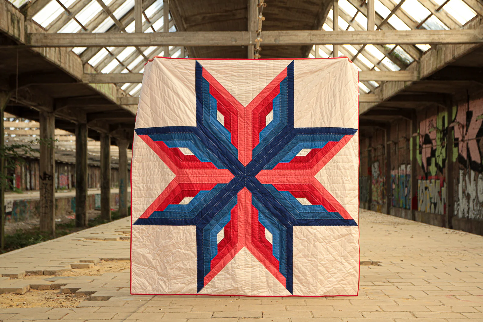 Plains and Pine Plains and Pine Cabin Star Quilt Pattern