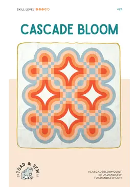 Toad And Sew Toad And Sew Cascade Bloom Quilt Pattern