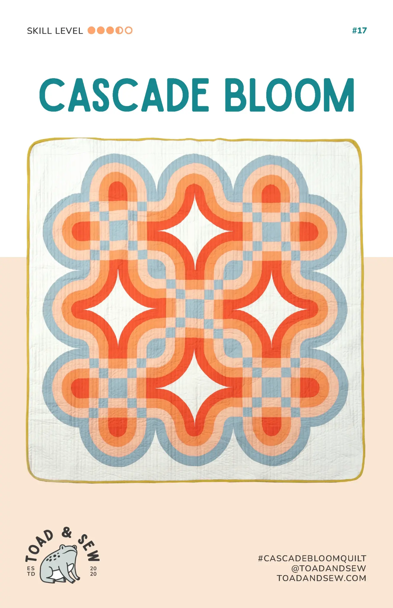 Toad And Sew Toad And Sew Cascade Bloom Quilt Pattern