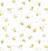 Riley Blake SALE Little Brier Rose Faries White by Riley Blake