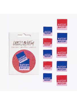 Kylie and the Machine SALE Kylie and the Machine Labels Sewing Tags “Matchy Matchy”