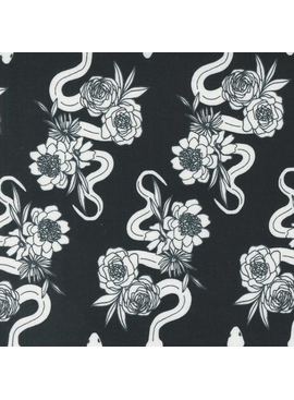 Moda SALE Noir Snake Midnight Ghost by Alli K Design