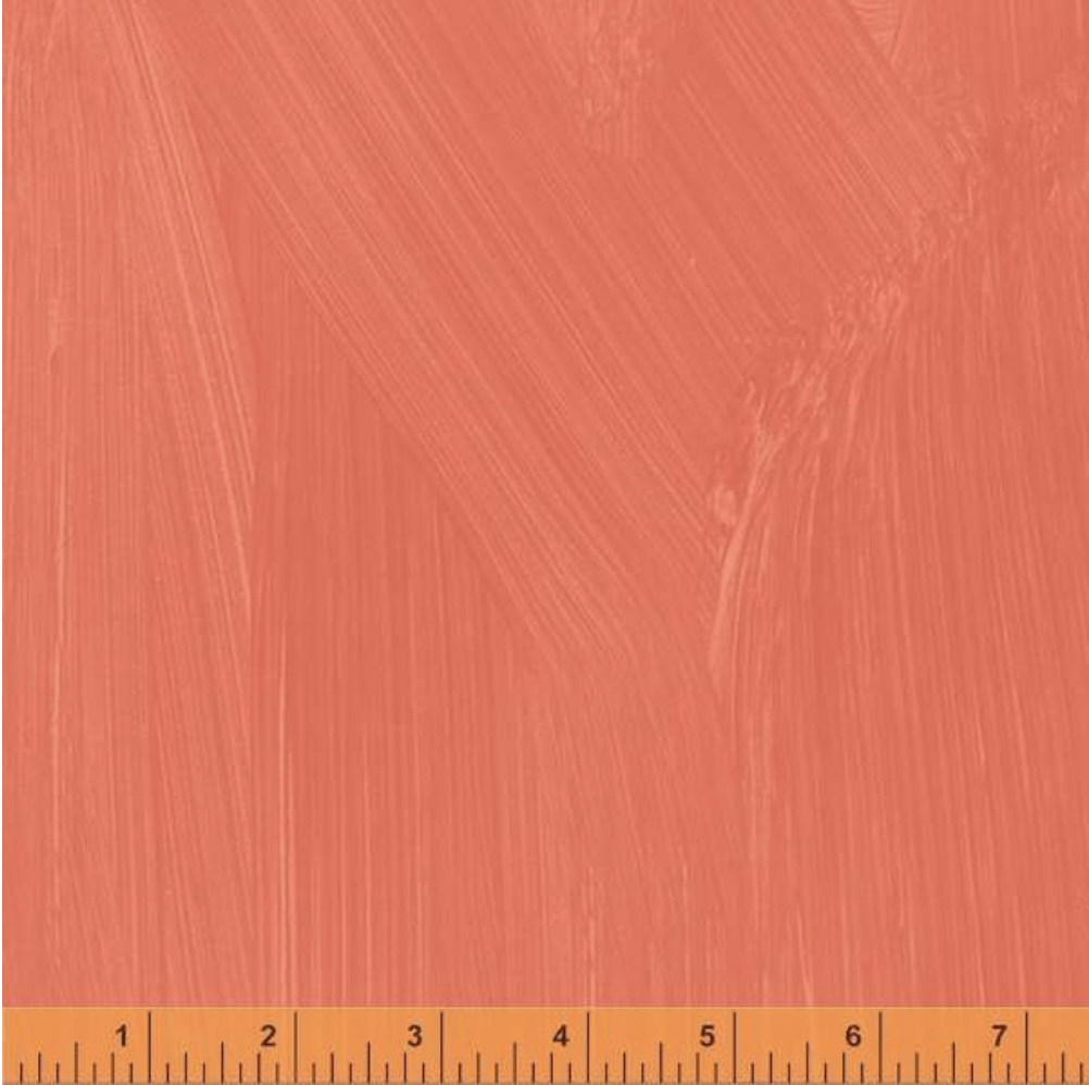 Windham Fabrics SALE Colorwash by Carrie Bloomston Textured Solid Watermelon