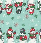 Moda Classic Retro 16" Toweling Holiday Snowy