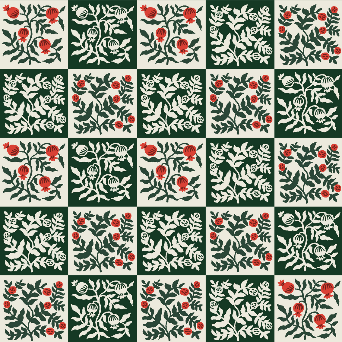 Rifle Paper Co SALE Holiday Classics  Yuletide Floral Evergreen
