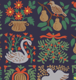 Rifle Paper Co Holiday Classics  Holiday Tapestry  Navy