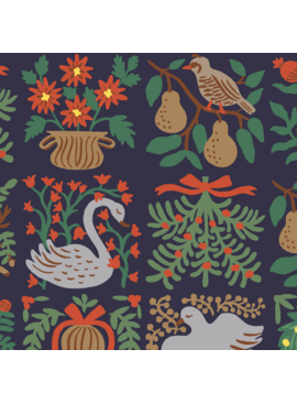 Rifle Paper Co Holiday Classics  Holiday Tapestry  Navy