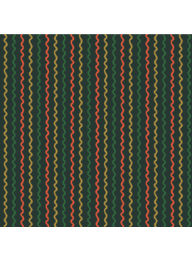 Rifle Paper Co Rifle Paper Co. Basics Ribbon Stripe Evergreen Metallic