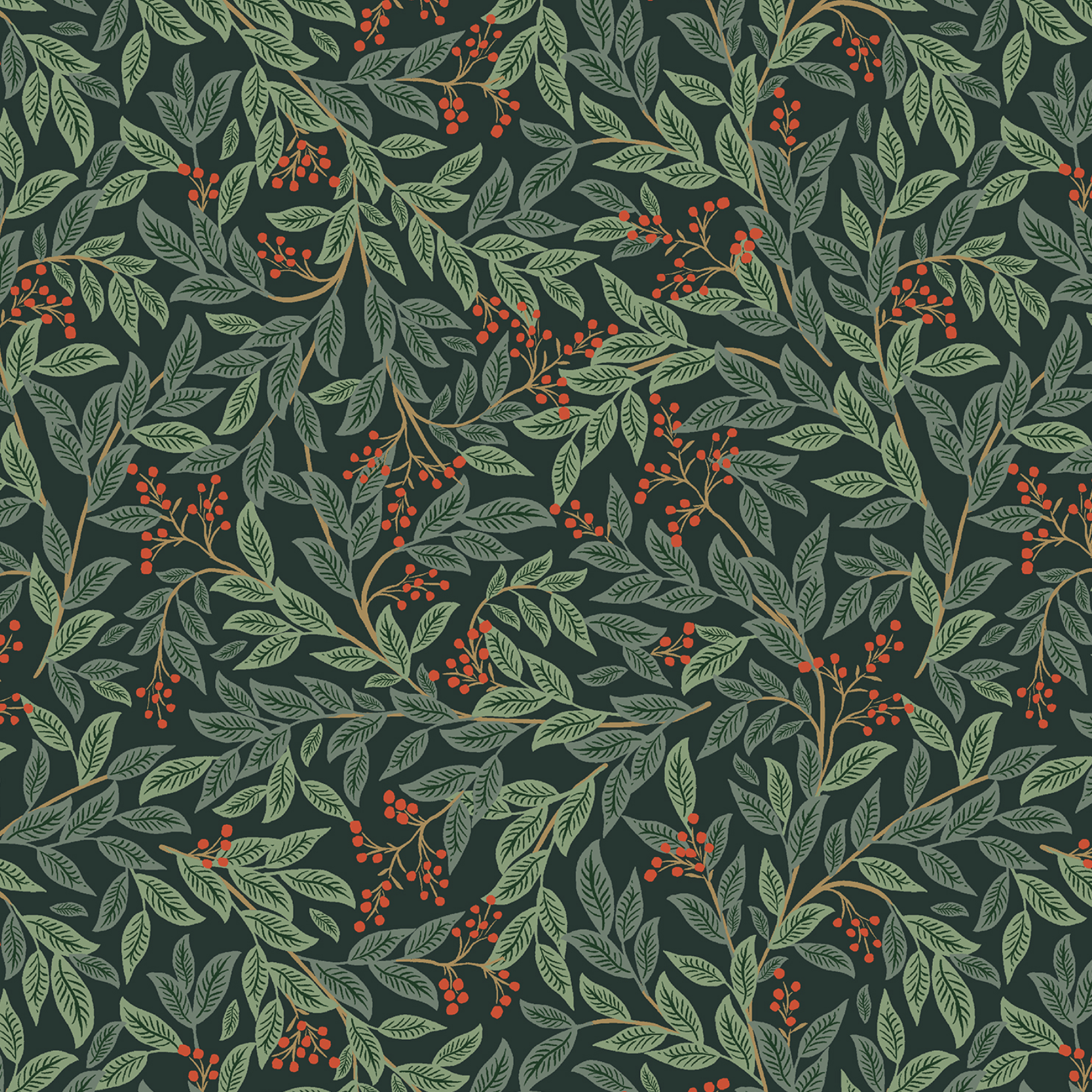 Rifle Paper Co Holiday Classics  Willowberry Evergreen