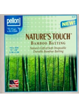 Pellon Pellon Nature’s Touch 50% Bamboo / 50% Cotton Batting Twin  72" x 96" LOCAL PICKUP ONLY