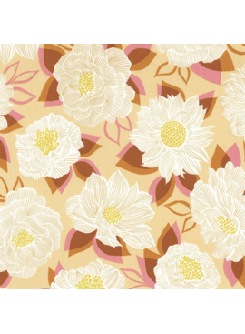 Ruby Star Society Favorite Flowers Blooming Florals Creme Brulee