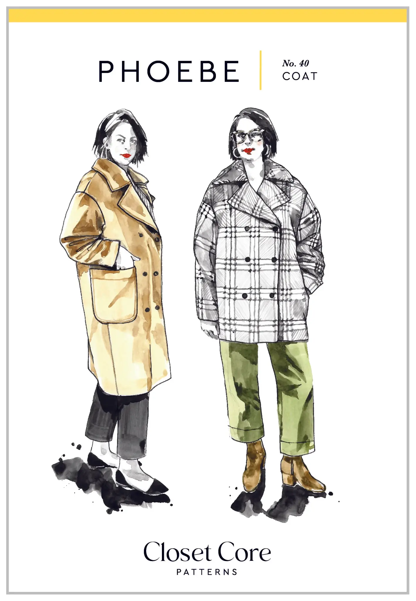 Closet Core Patterns Closet Core Patterns Phoebe Coat