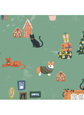 Cloud 9 Fabrics SALE Tinsel Time Festive Vignettes