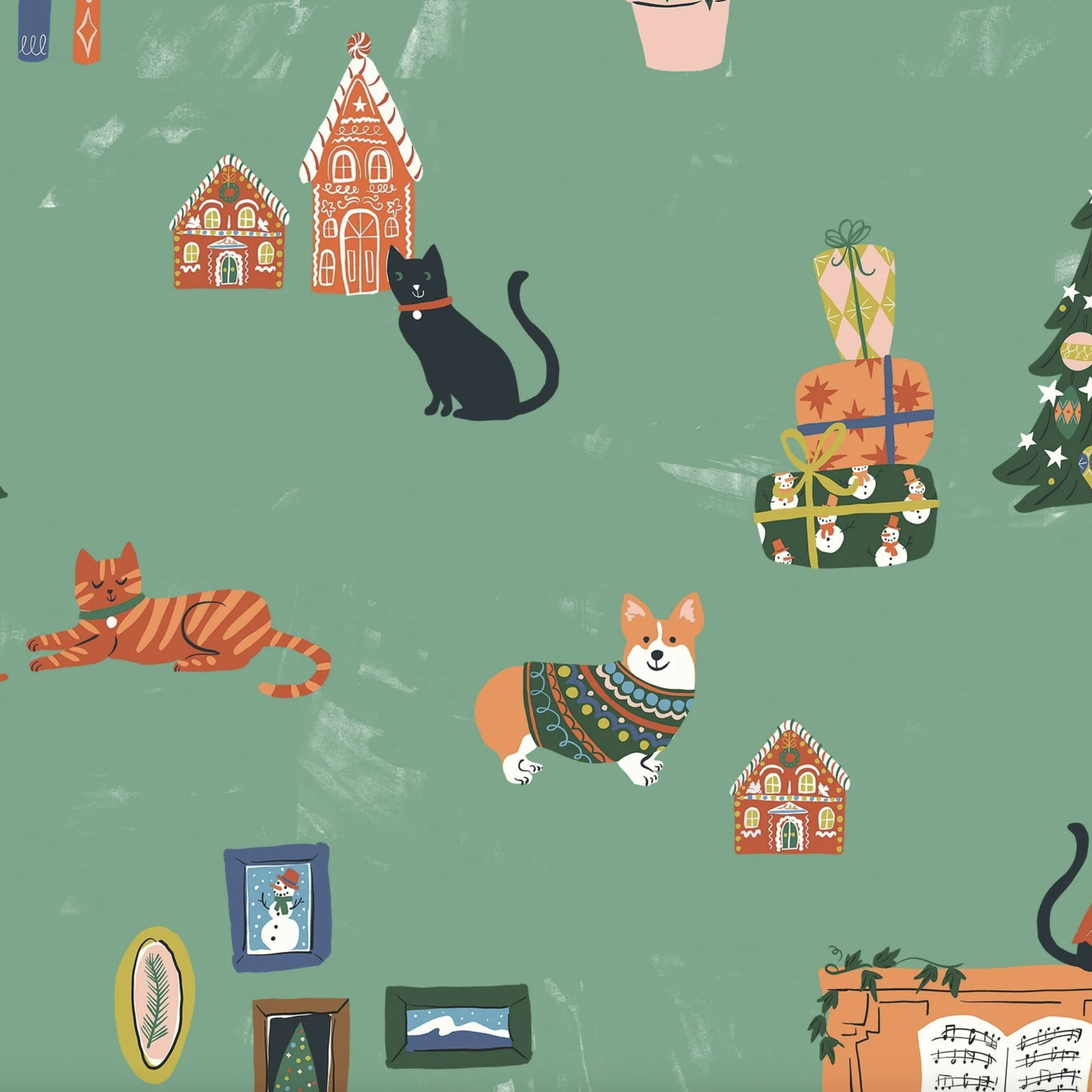 Cloud 9 Fabrics SALE Tinsel Time Festive Vignettes