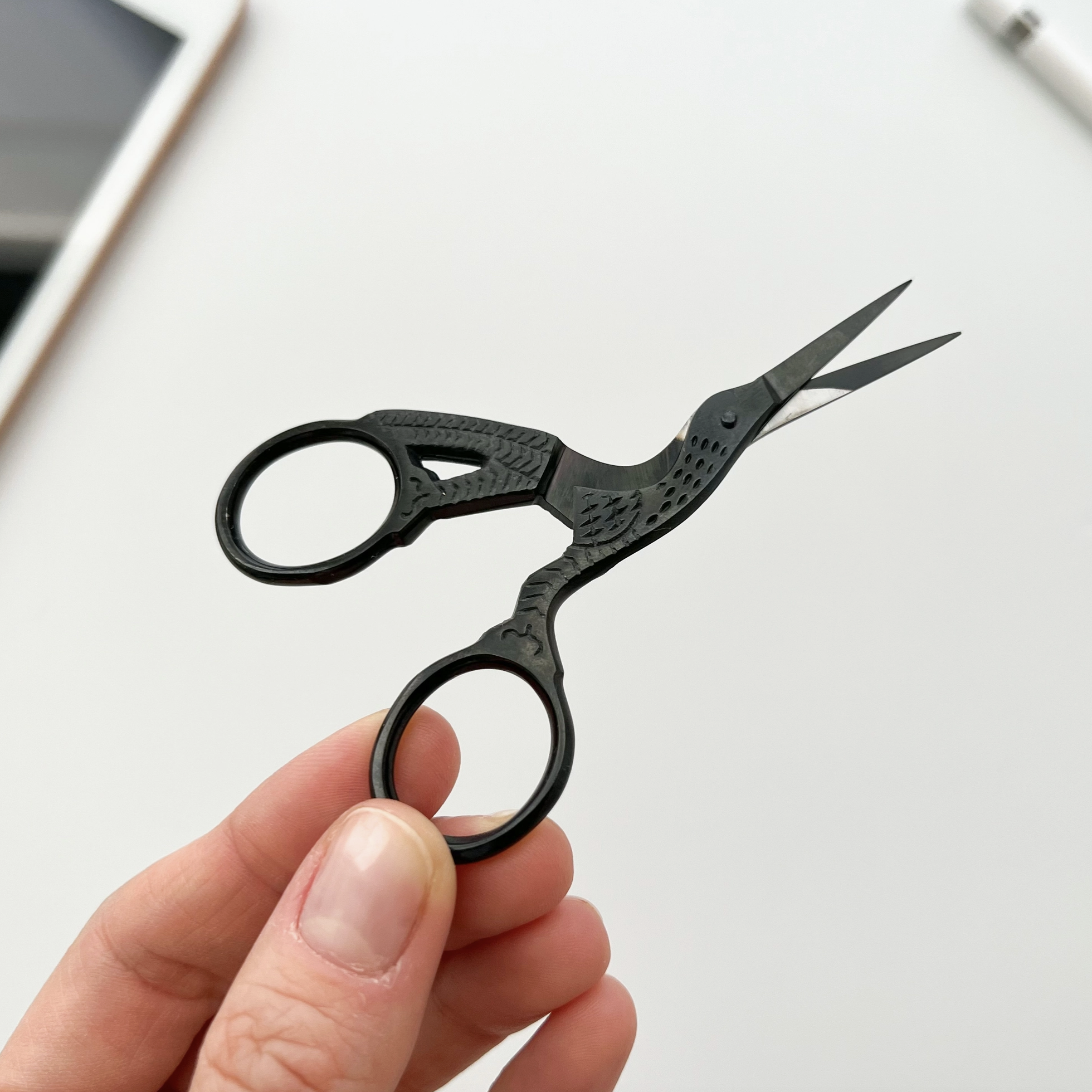 Matryoshka Doll Shop Stork Scissors