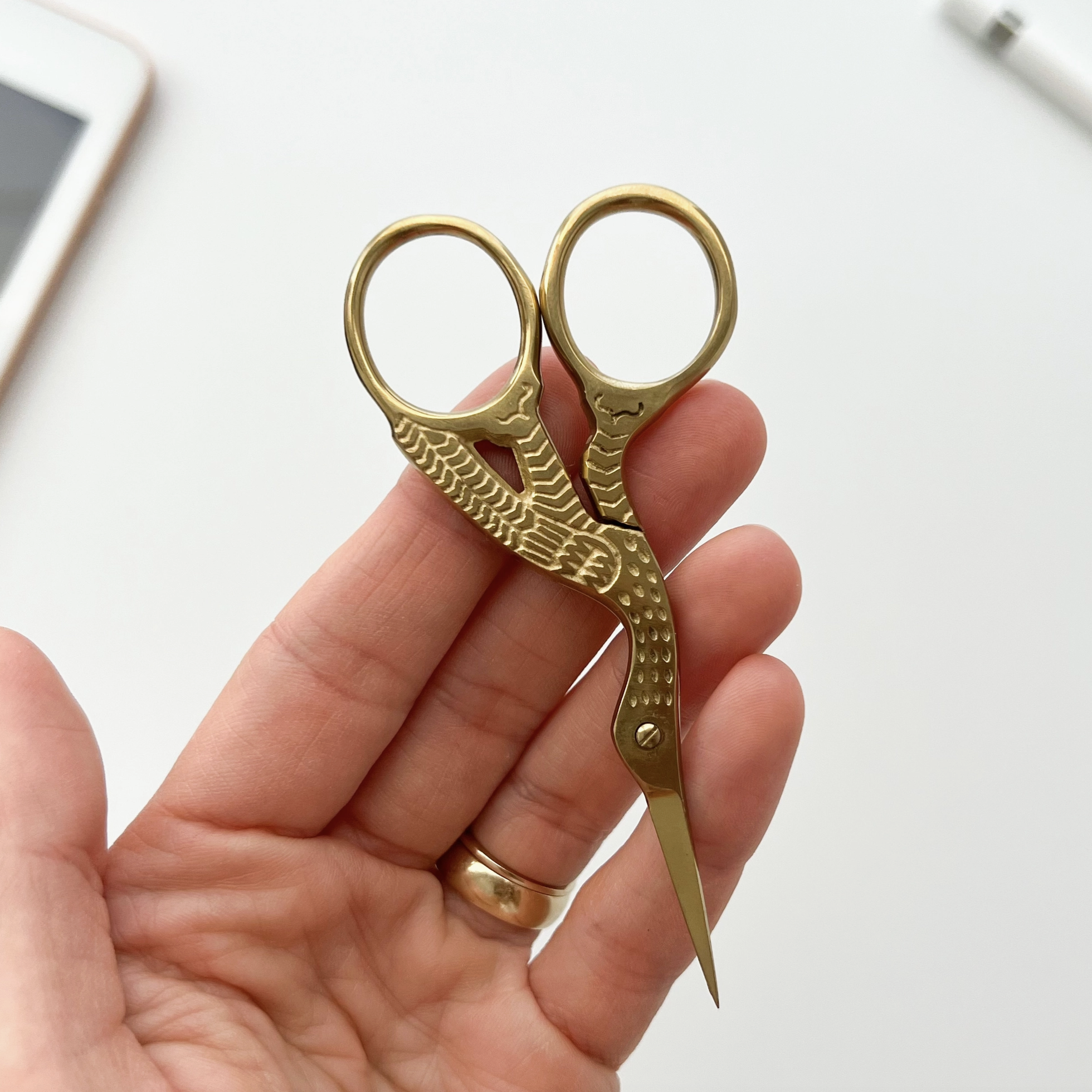 Matryoshka Doll Shop Stork Scissors