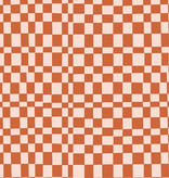 Windham Fabrics Kaleidoscope Checker Mandarin Blush