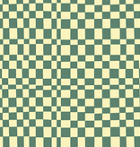 Windham Fabrics Kaleidoscope Checker Agave Vanilla Custard
