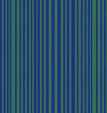 Windham Fabrics Kaleidoscope Mini Stripe Majorelle Blue Kelp