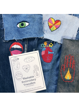 Wren Bird Arts Hands and Hearts Embroidery Transfers