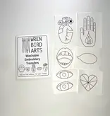 Wren Bird Arts Hands and Hearts Embroidery Transfers