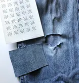 Wren Bird Arts Mending Embroidery Transfers #1 Blue
