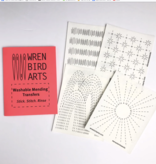 Wren Bird Arts Copy of Mending Embroidery Transfers #1 Yellow