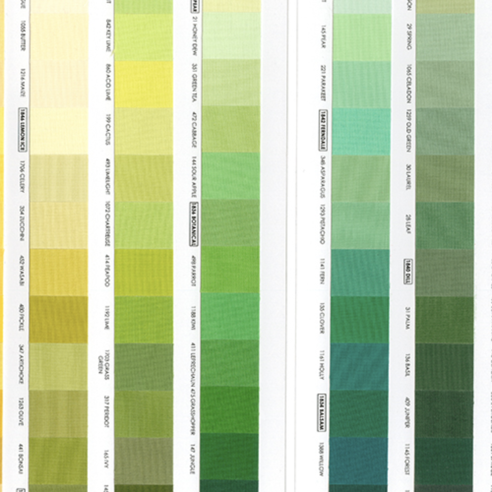 Robert Kaufman Kona Color Card 365 Colors