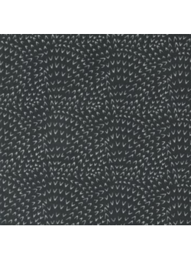 Moda Woodland Wonder Midnight Angle Tangle Black